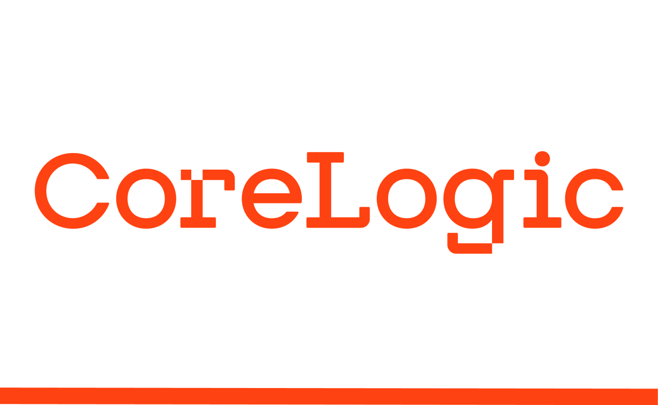 New CoreLogic logo with an underline